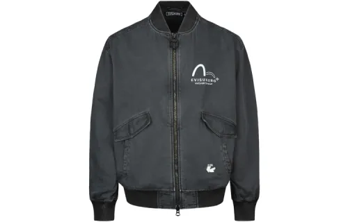 EVISU Jackets Men's Baseball Collar Moderate Other