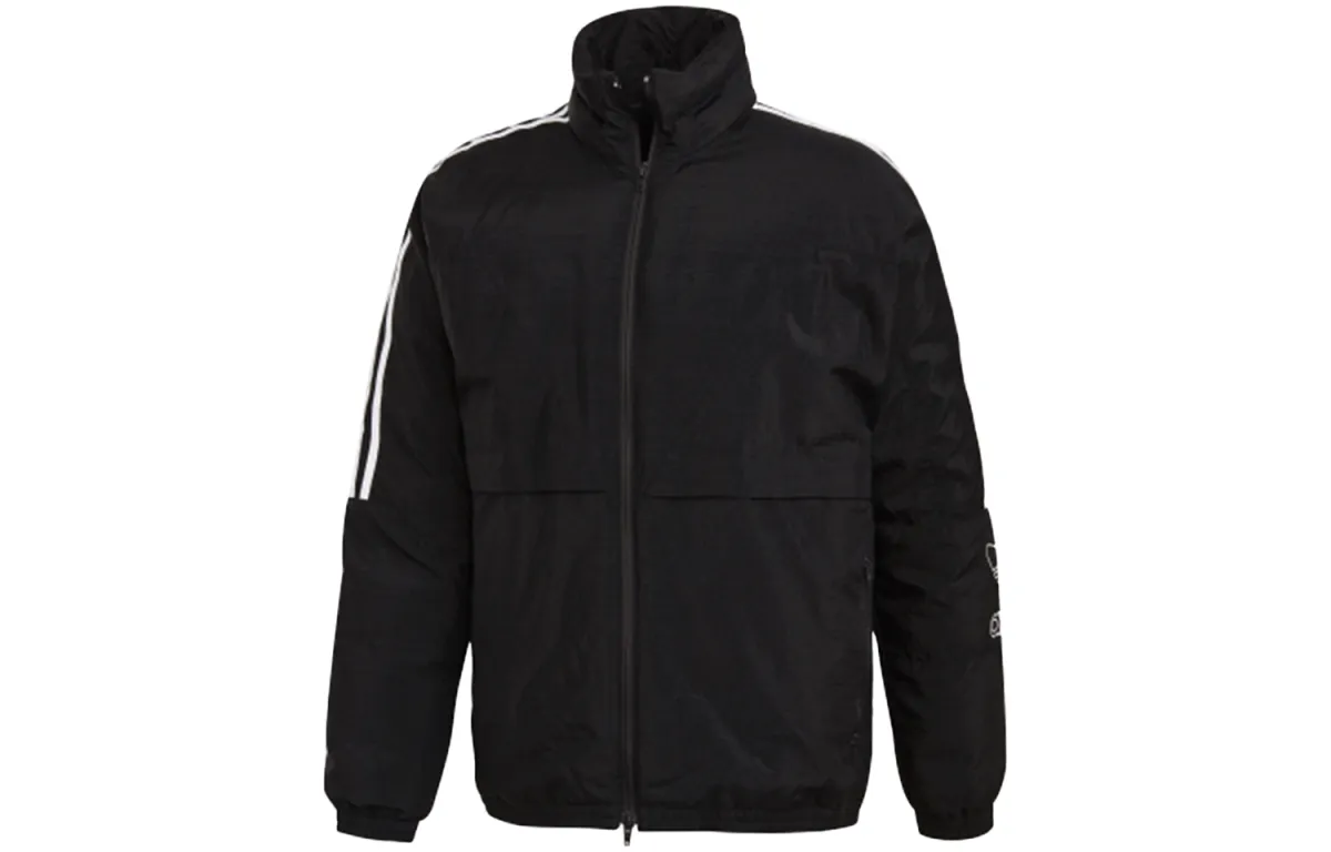 Adidas Originals TREF LG Down Jackets Men's Stand Collar Moderate Straight Fit