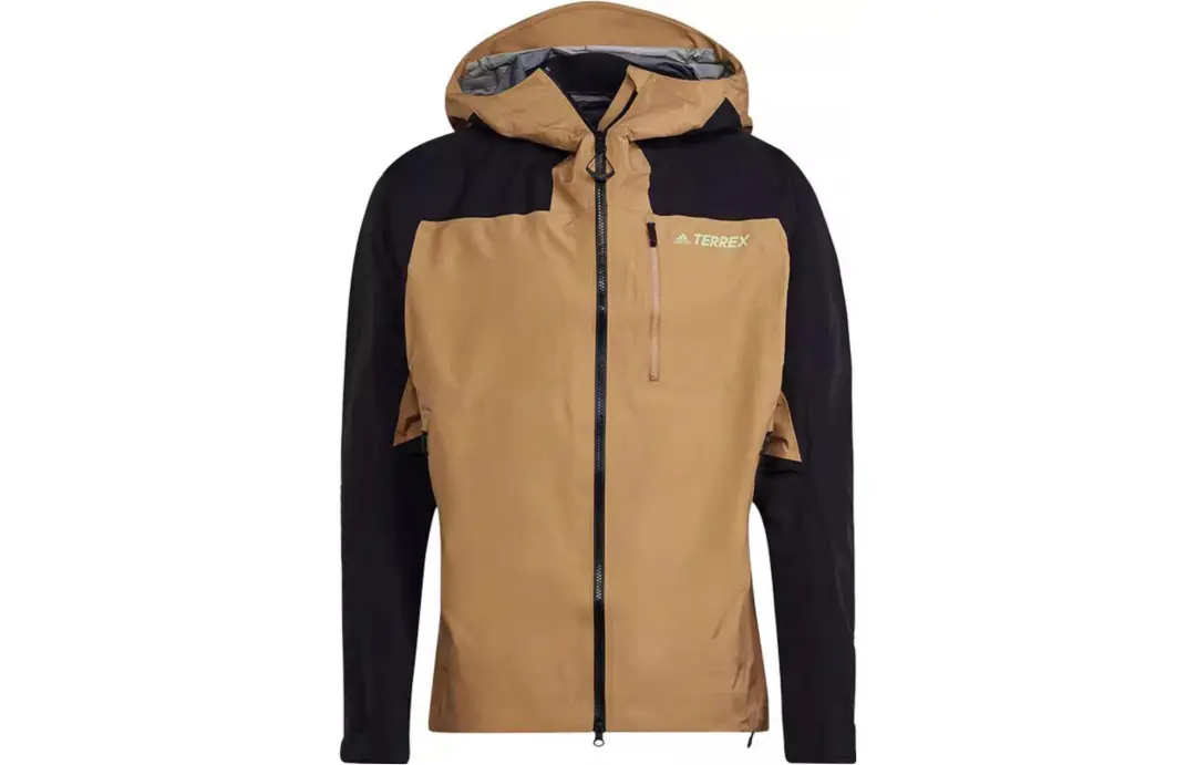 Adidas Techrock Outdoor Hiking Waterproof Windproof Breathable Thermal Windbreaker Jacket Men's
