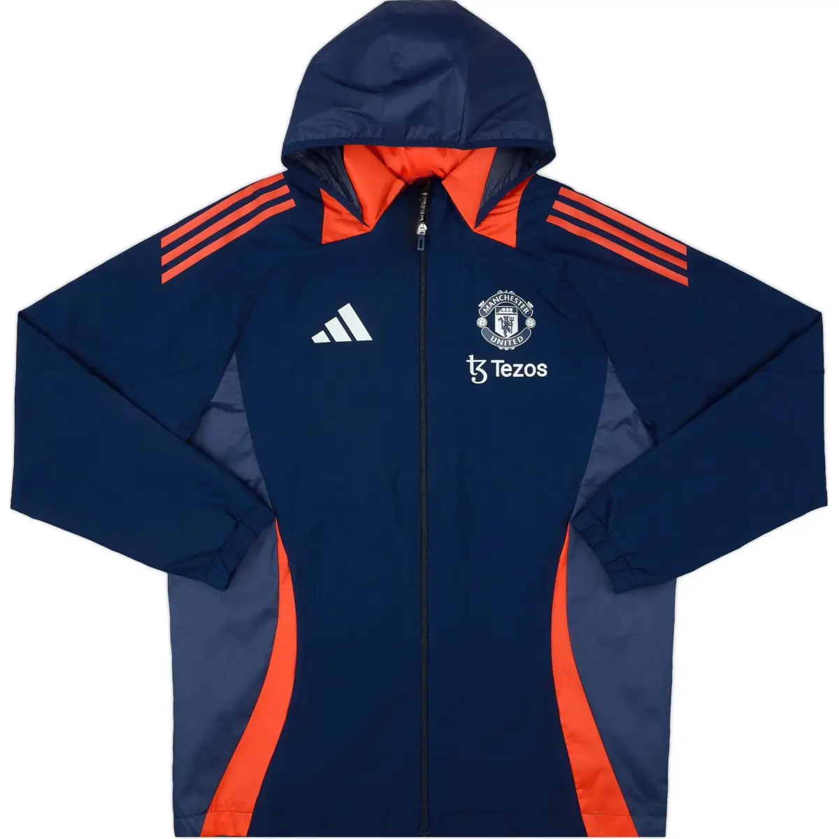 Adidas Manchester United 2024 25 All Weather Jacket Men's Dark Blue