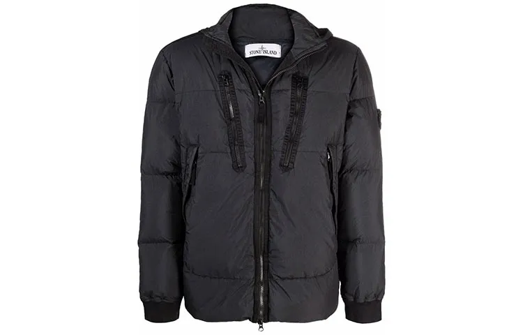STONE ISLAND FW21 Down Jacket Unisex Black