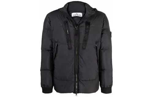 STONE ISLAND FW21 Down Jacket Unisex Black