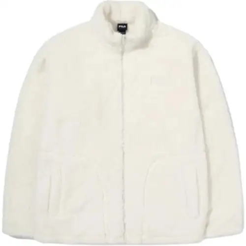 FILA Jackets & Coats Unisex Sand White