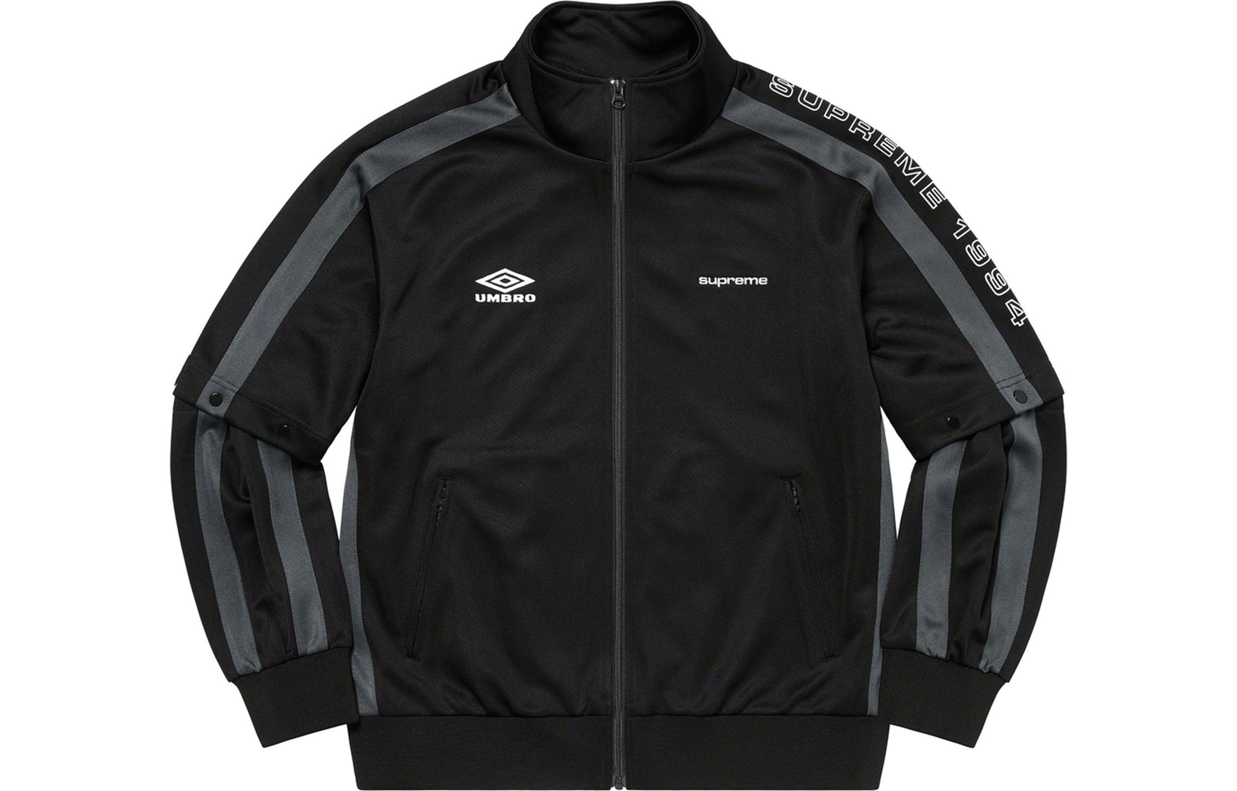Куртка Supreme Supreme Umbro x Umbro SS23 SNAP SLEEVE JACKET Logo (белая)