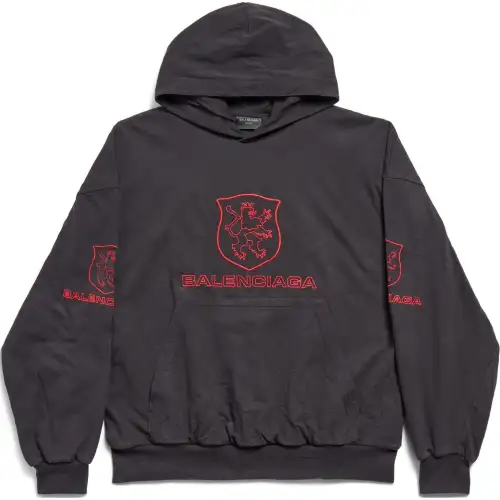 Balenciaga Logo Embroidered Hoodie