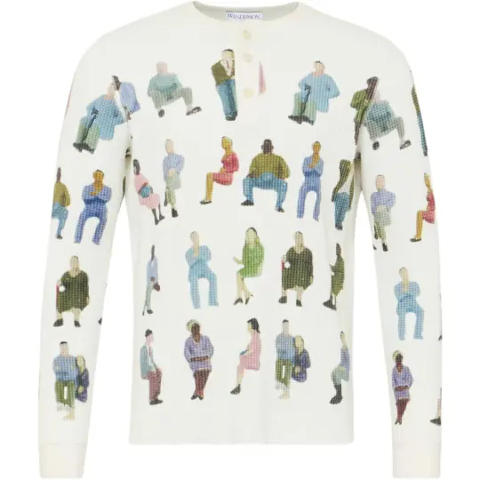 Jw Anderson waffle cotton sweater