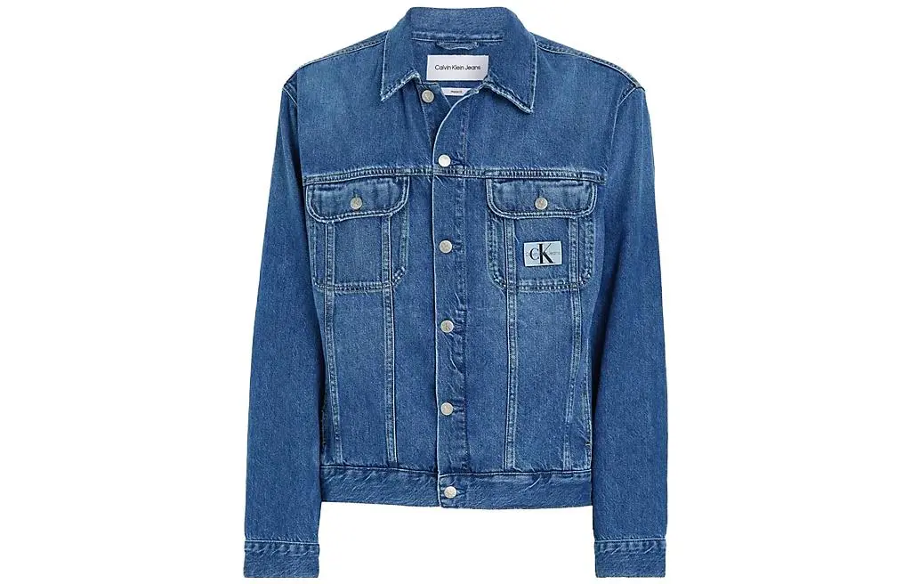 CALVIN KLEIN Denim Jacket Men's Medium Blue
