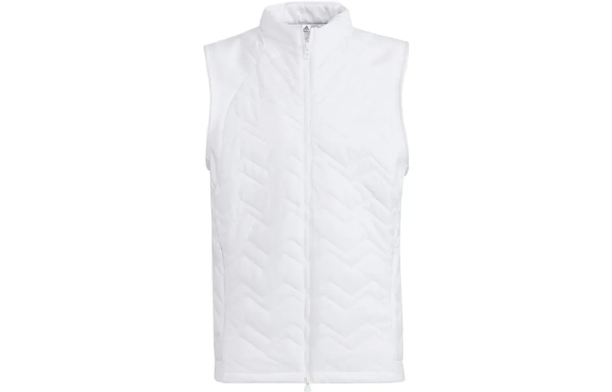 Adidas Vests Men's White Stand Collar Other