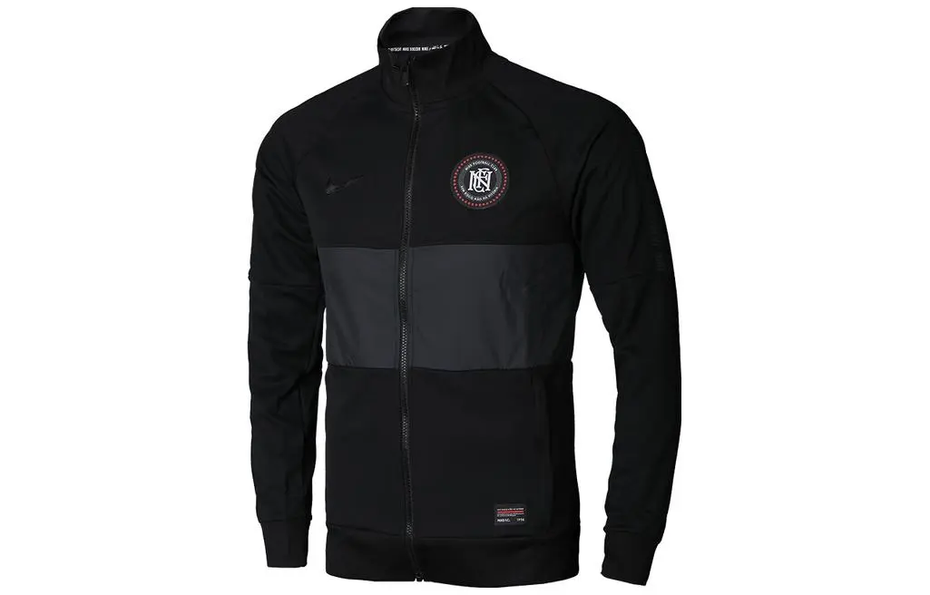 Nike Jackets Men's Black Stand Collar Moderate Other