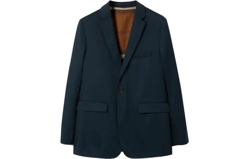 Burberry Notched Collar Tailored Blazer