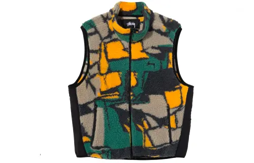 Stussy Block Sherpa Vest