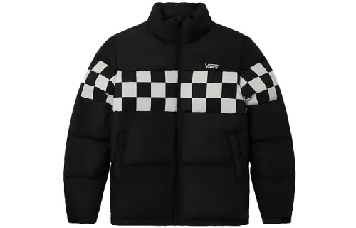 Vans Down Jackets Unisex Black Lapel Moderate Other