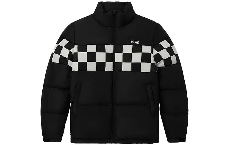 Vans Down Jackets Unisex Black Lapel Moderate Other
