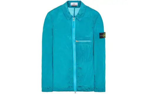 STONE ISLAND SS23 Nylon Meta Jackets & Coats Men's Turquoise