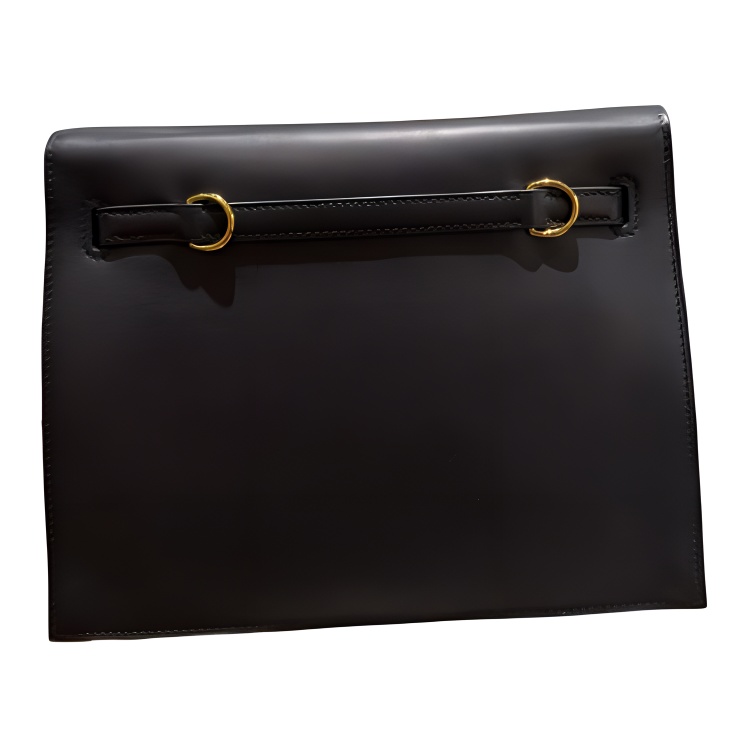 Женская сумка Hermes Kelly Danse 22 (черная) — фото 4