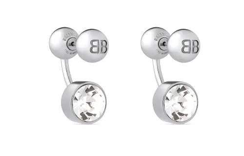 Balenciaga Earrings Women's Silver