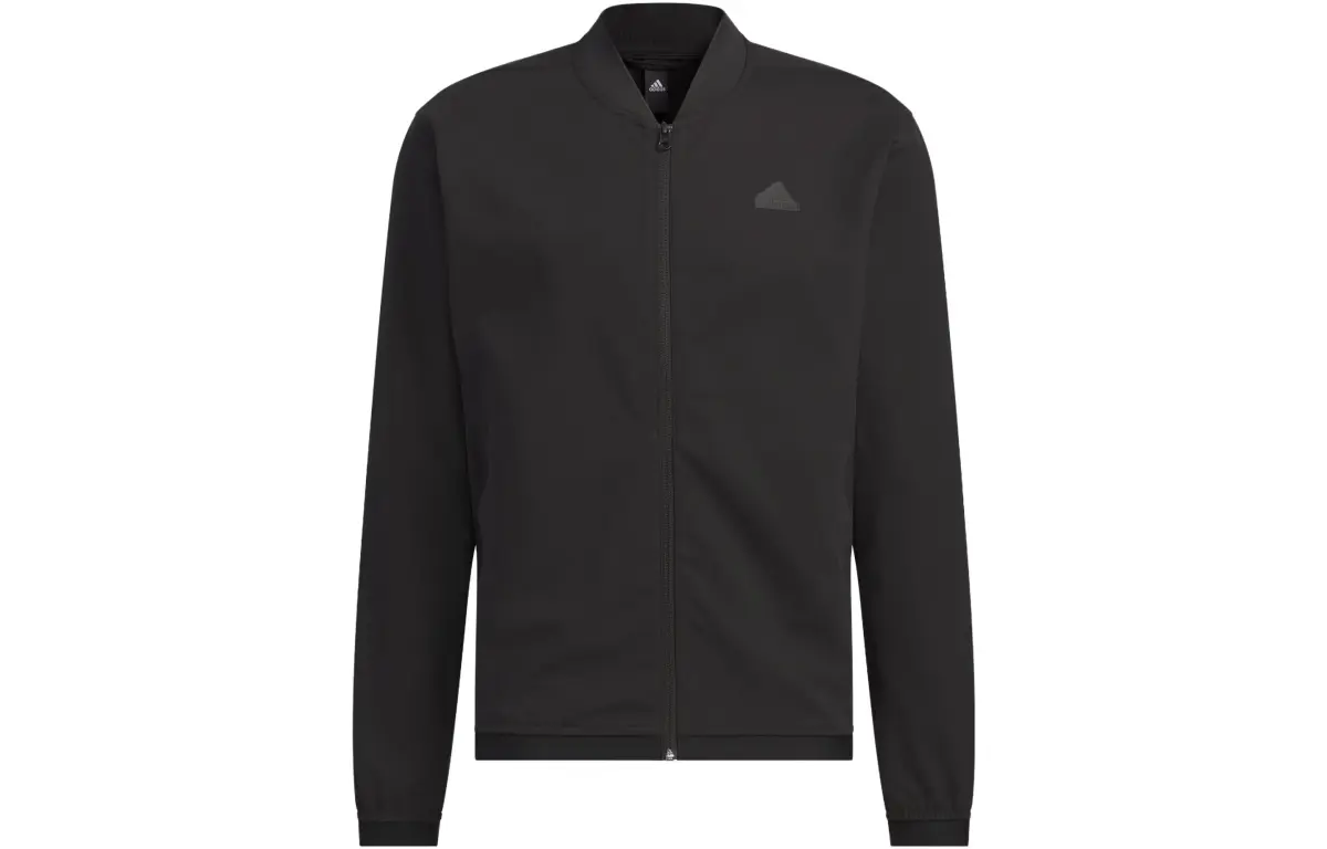 Adidas Jackets Men's Black Baseball Collar Moderate