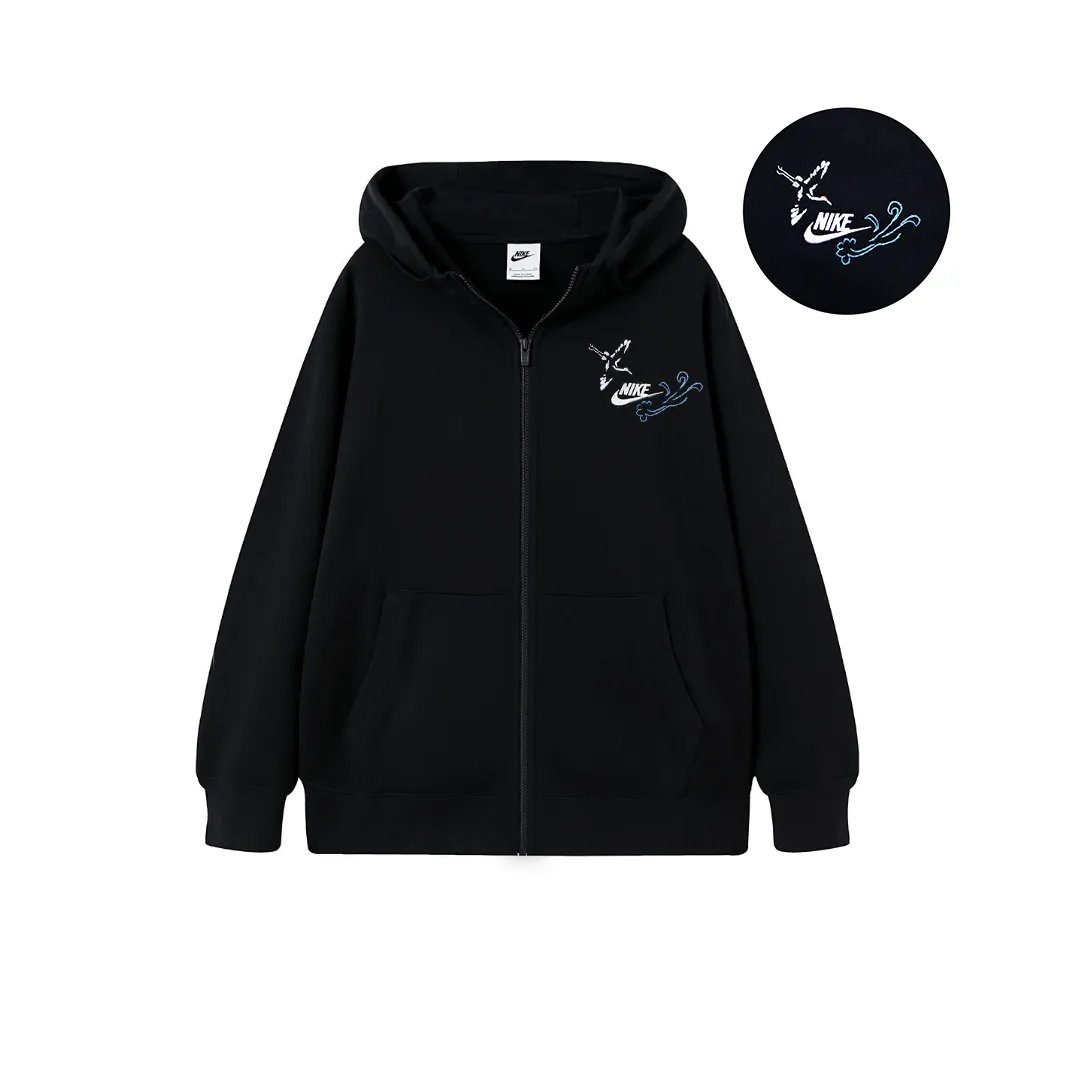 Nike Jackets Men's Black Hooded Moderate Other