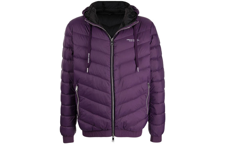 ARMANI EXCHANGEAE FW21 Puffer Jacket Men's Purple
