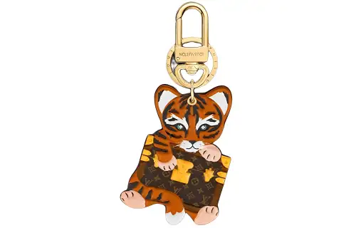 LOUIS VUITTON Precious Tiger Bag Charm Key Holder