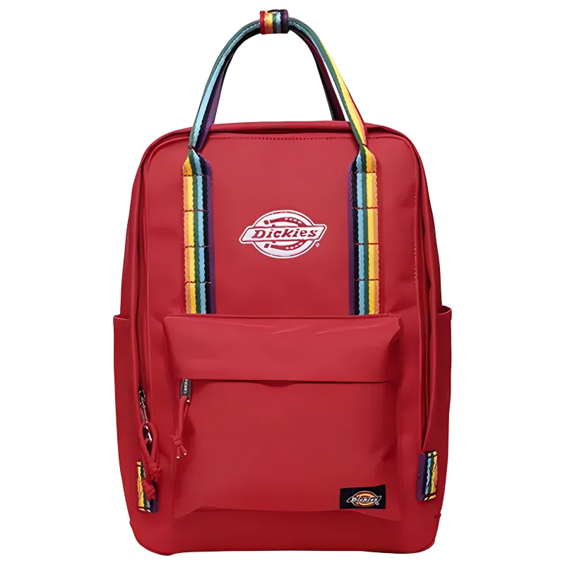 Dickies Nylon Fabric Backpack Unisex Red