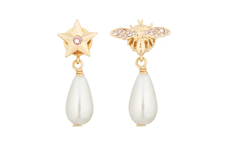 DIOR Earrings Women's White