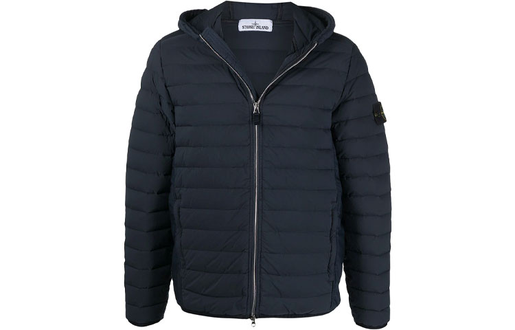 STONE ISLAND SS21 Down Jacket Unisex Dark Blue