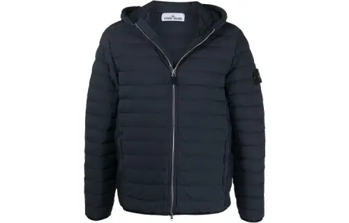 STONE ISLAND SS21 Down Jacket Unisex Dark Blue