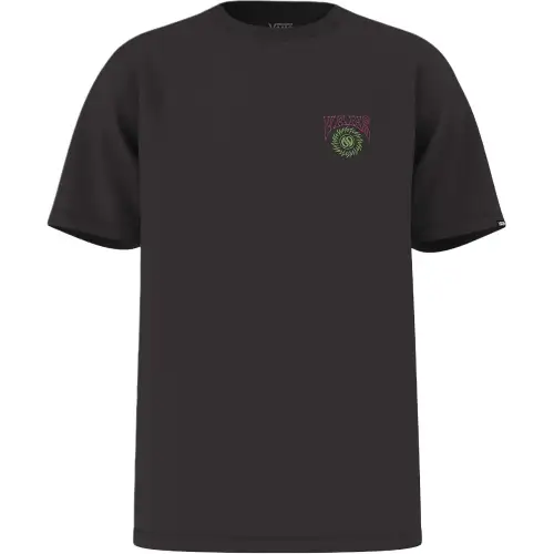 Vans Solar Barb T Shirts Unisex Black Crew Neck Moderate Straight Fit