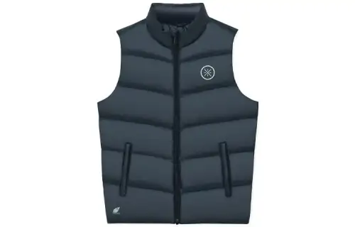 Li Ning, sports black vest with down, with your logo imprint