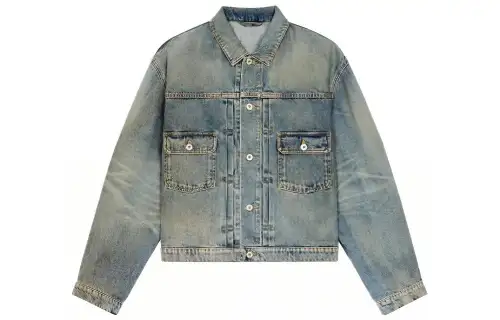 KENZO Button-Up Denim Trucker Jacket