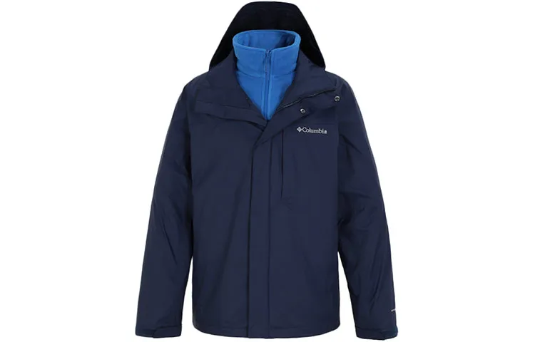 Columbia Windbreaker Jacket Men's Blue