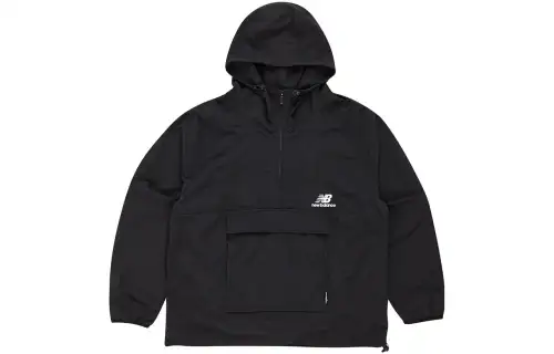 New Balance Jackets Unisex Black Hooded Moderate Other