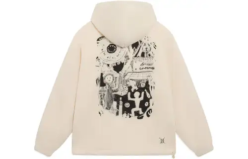 Li Ning Sports Trendy Collection Jackets & Coats Men's Swan White