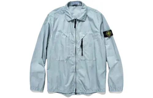 STONE ISLAND SS23 STONE ISLAND SS23 Nylon Meta Jackets & Coats Unisex Light Blue