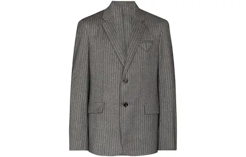 Bottega Veneta FW21 Business Suit Coat Men's Gray