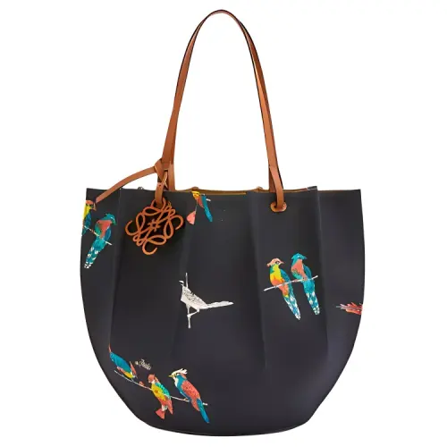 LOEWE Cow Leather Shoulder Bag, Handbag Women's Black