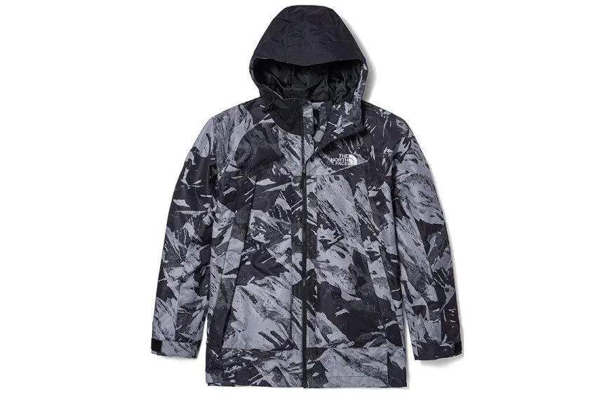 THE NORTH FACE Waterproof Windbreaker Jacket Men's Asphalt Gray
