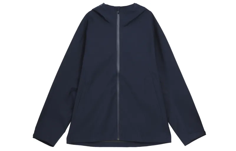 UNIQLO Jackets Men's Navy Blue Hooded Moderate Other