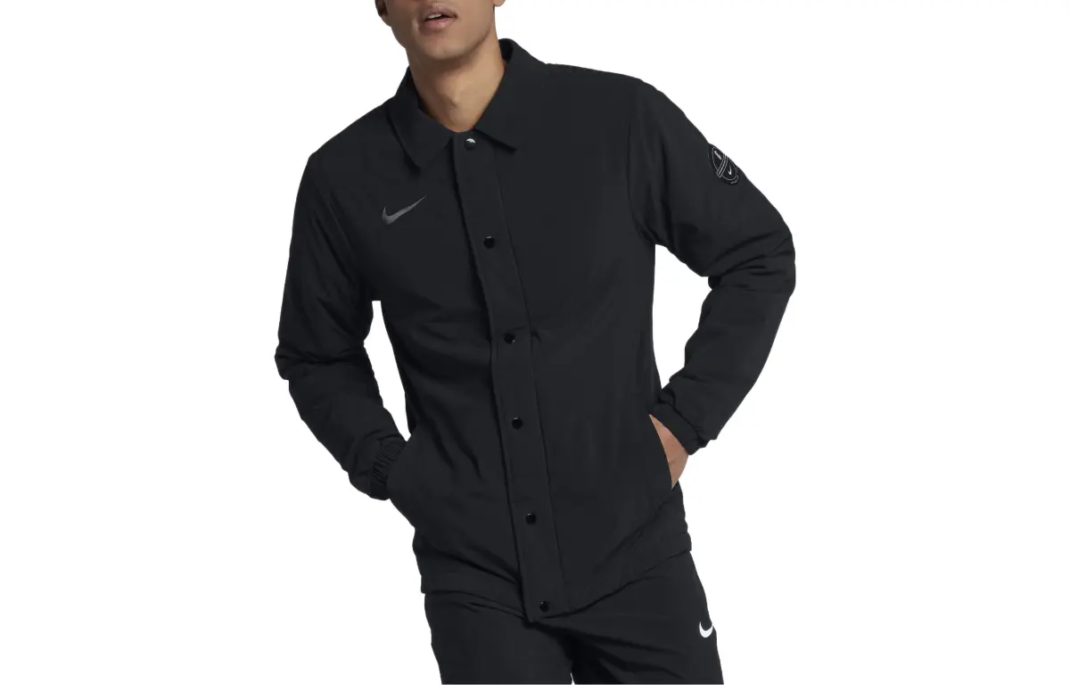 Nike Jackets Men's Black Lapel Moderate Other