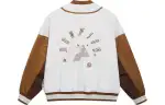 Li Ning BADFIVE Jackets Men's Ecru Baseball Collar Moderate Other