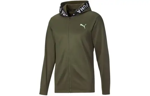 Puma logo-print hoodie