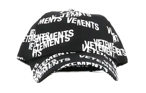 Vetements Baseball Caps Unisex Black/White