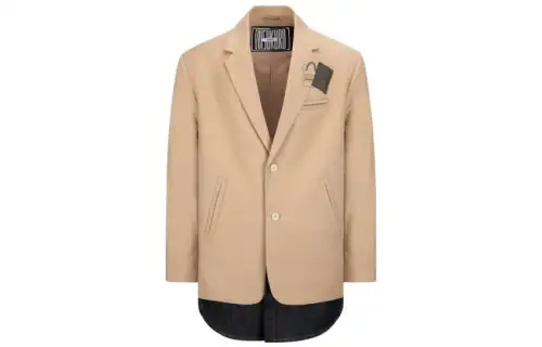 EVISU Business Suits Men's Brown Suit Collar Moderate Other