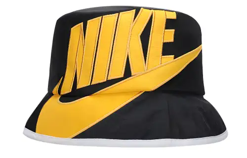 Nike Embroidered Logo Sun Bucket Hat Black