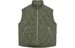 GUCCI Vests Men's Green Stand Collar Other