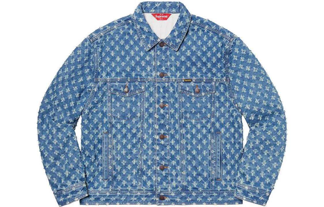 Supreme Hole Punch Denim Trucker Jacket