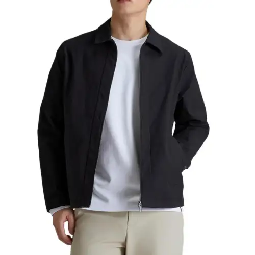 New Balance Jackets Men's Black Lapel Moderate Other