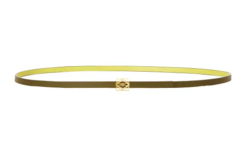 LOEWE Anagram Leather Belts Women's 0.8cm