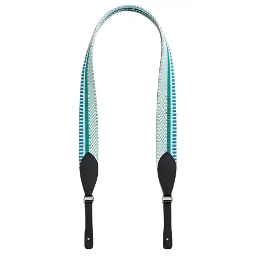 HERMES Calfskin Shoulder Straps Unisex Blue